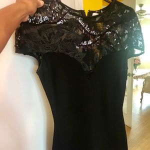 Black midi Windsor Dress